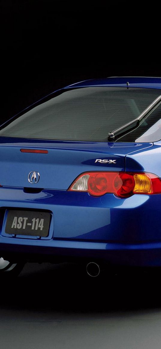 acura, rs-x, 2001, concept, blue, rear view, style, cars