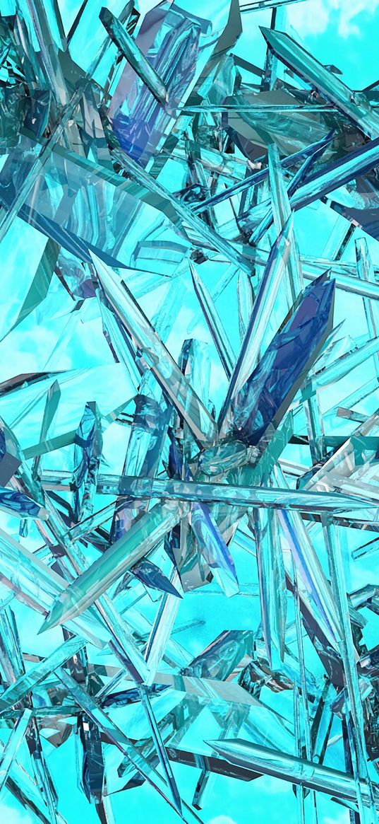 crystals, glass, glassy, transparent