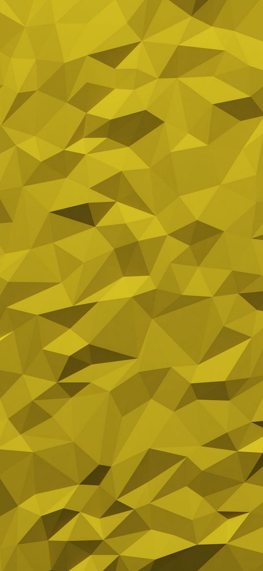 triangles, fragments, polygon, volume, yellow