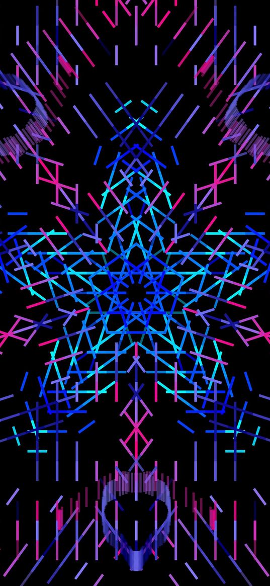 fractal, polygon, geometry, lines