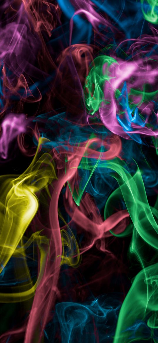 colored smoke, smoke, colorful, dark