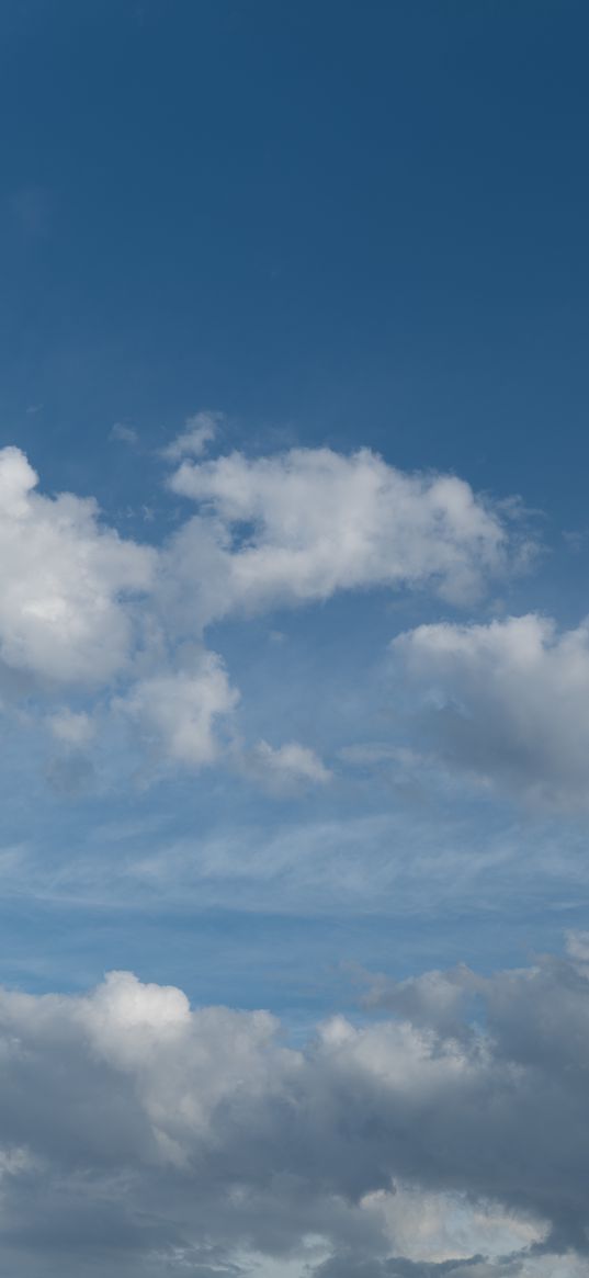 clouds, sky, elevation, blue