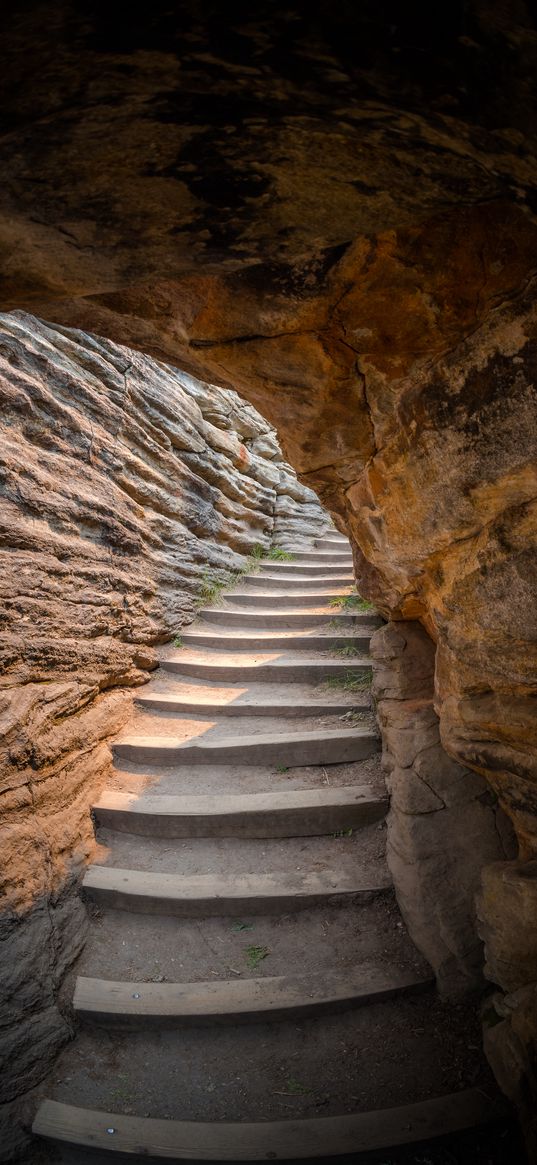 stairs, rocks, steps, stone, descent