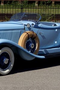 Preview wallpaper 1931 auburn speedster, retro, lights, convertible