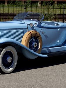 Preview wallpaper 1931 auburn speedster, retro, lights, convertible