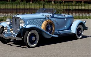 Preview wallpaper 1931 auburn speedster, retro, lights, convertible