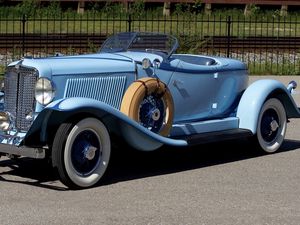 Preview wallpaper 1931 auburn speedster, retro, lights, convertible