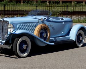 Preview wallpaper 1931 auburn speedster, retro, lights, convertible