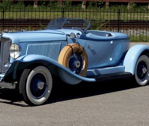 Preview wallpaper 1931 auburn speedster, retro, lights, convertible