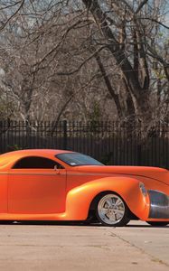 Preview wallpaper 1939, lincoln, zephyr, style, concept, orange