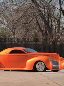 Preview wallpaper 1939, lincoln, zephyr, style, concept, orange