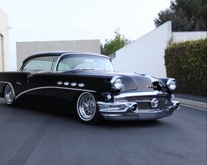 Preview wallpaper 1956 buick century, vintage, cars, side view