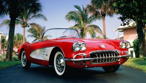 Preview wallpaper 1960, chevrolet, corvette, auto