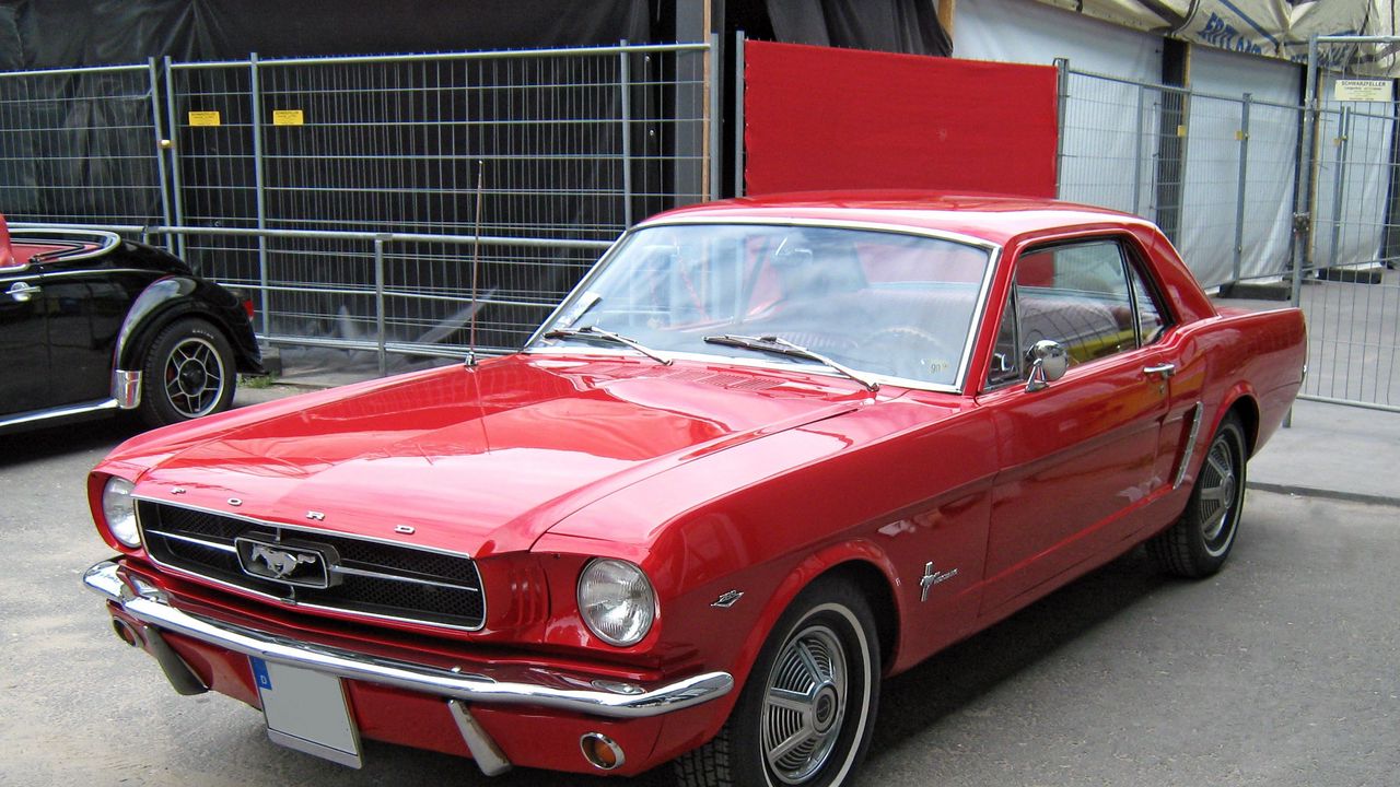 Wallpaper 1965, ford, mustang, hardtop, front