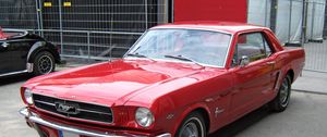 Preview wallpaper 1965, ford, mustang, hardtop, front
