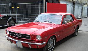 Preview wallpaper 1965, ford, mustang, hardtop, front