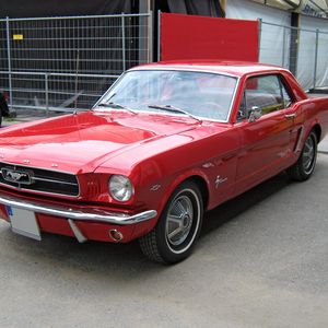 Preview wallpaper 1965, ford, mustang, hardtop, front