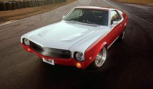 Preview wallpaper 1969 amc amx, american muscle car, style, retro