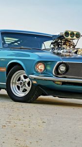 Preview wallpaper 1969, ford, pro street, mustang