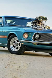 Preview wallpaper 1969, ford, pro street, mustang