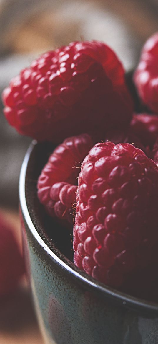 raspberries, berries, macro, ripe