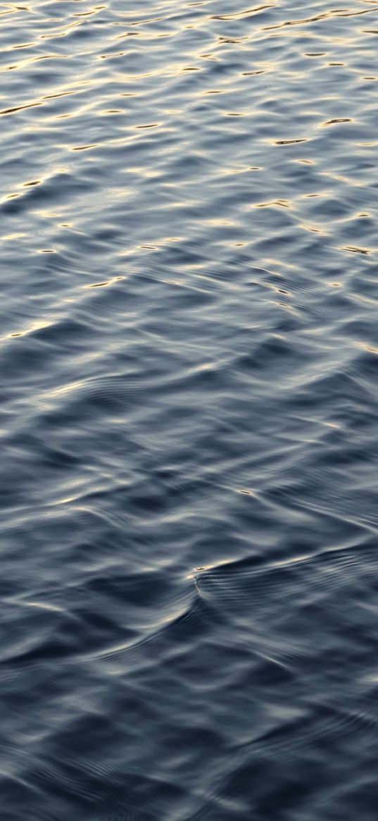 waves, ripples, water, surface, body of water