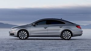 Preview wallpaper 2009 volkswagen cc, volkswagen, silver, side view