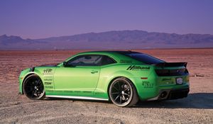 Preview wallpaper 2010, chevrolet camaro, rs, irvine pony slayer, synergy-green