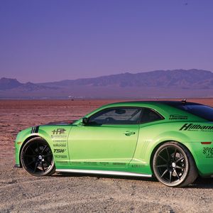 Preview wallpaper 2010, chevrolet camaro, rs, irvine pony slayer, synergy-green