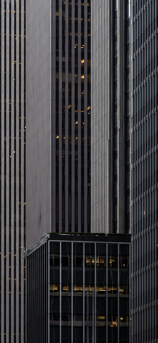 building, facade, architecture, high-rise, gray