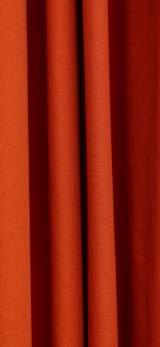 curtain, fabric, orange, texture