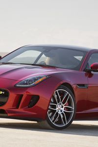 Preview wallpaper 2015, jaguar, red, cars, side view