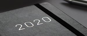 Preview wallpaper 2020, notebook, numbers