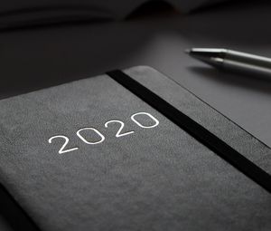 Preview wallpaper 2020, notebook, numbers