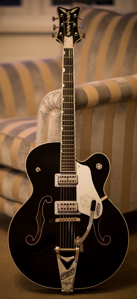 electric guitar, guitar, musical instrument, black