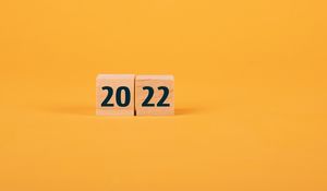 Preview wallpaper 2022, new year, number, numbers, cubes