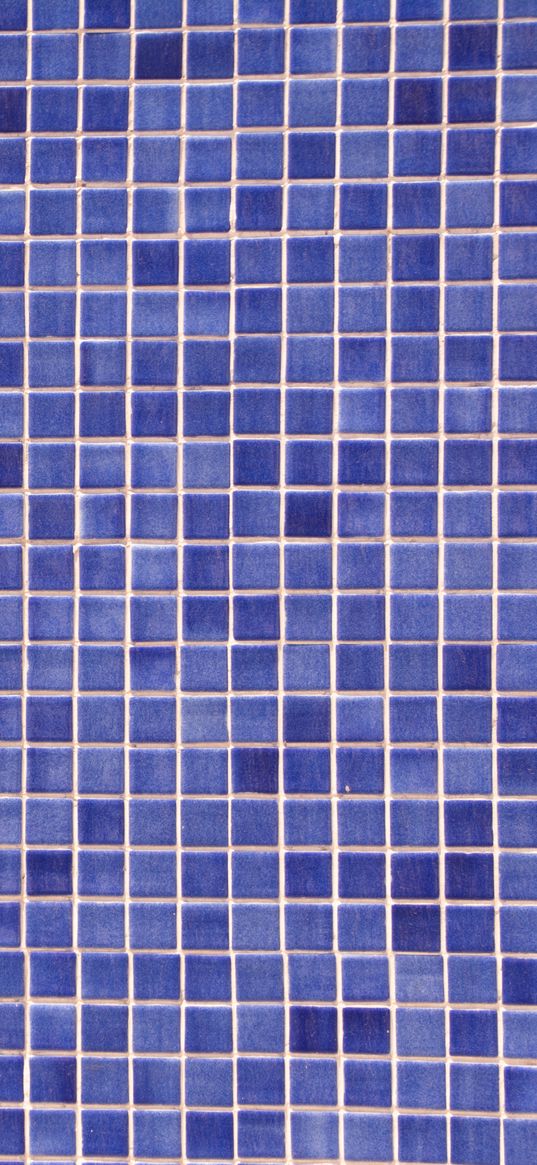 tile, mosaic, surface, texture, blue