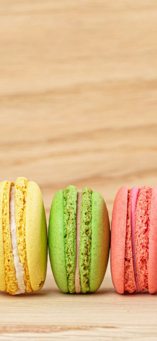 macarons, cookies, pastries, dessert, colorful