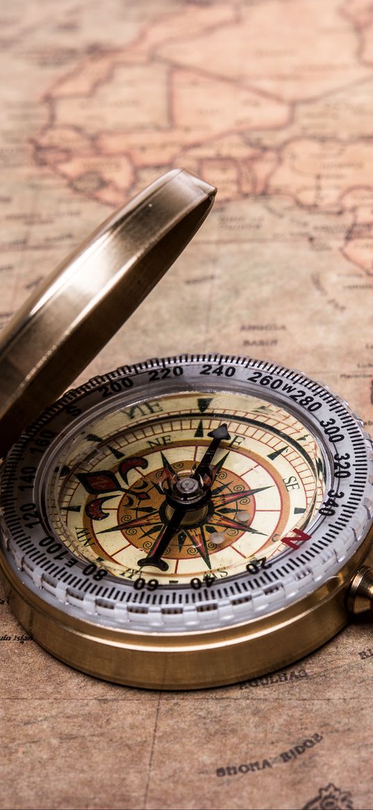 map, compass, travel