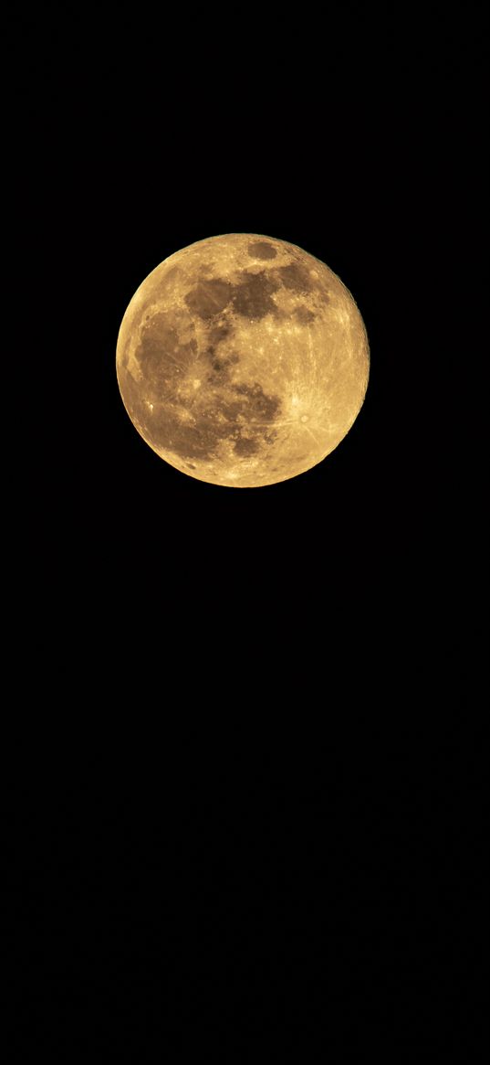 moon, full moon, night, sky, black