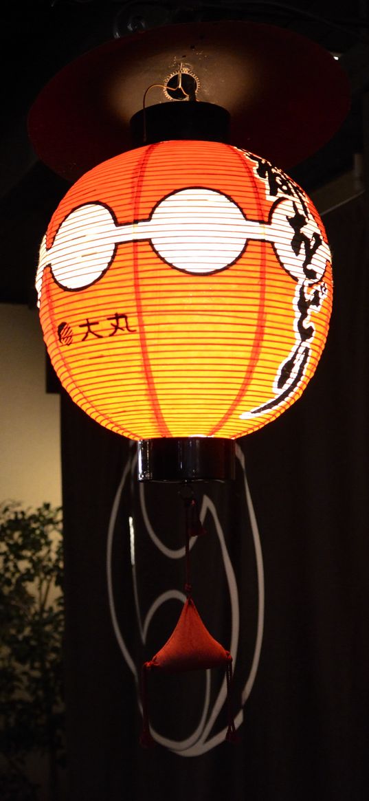 chinese lantern, lantern, light, street, dark