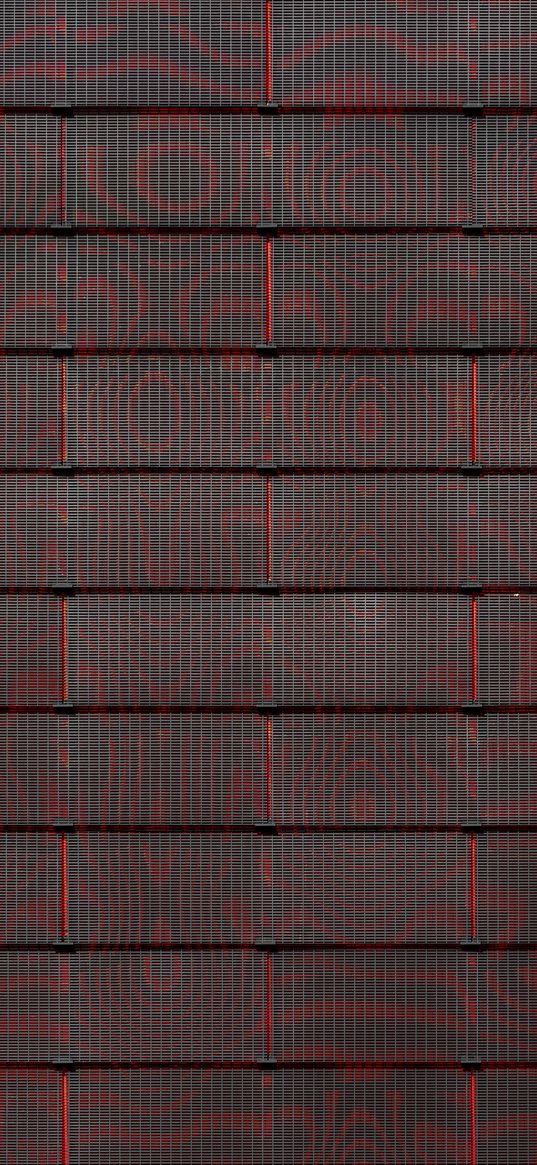 lattice, construction, texture, red