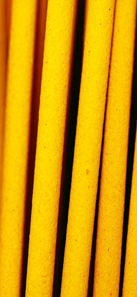 incense, sticks, rough, texture, yellow