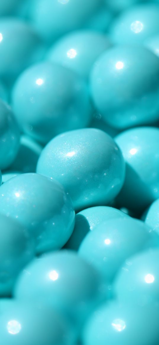 candy, dragee, balls, blue, macro