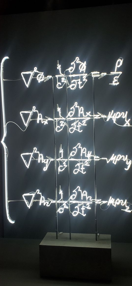 neon, light, formulas, science, dark