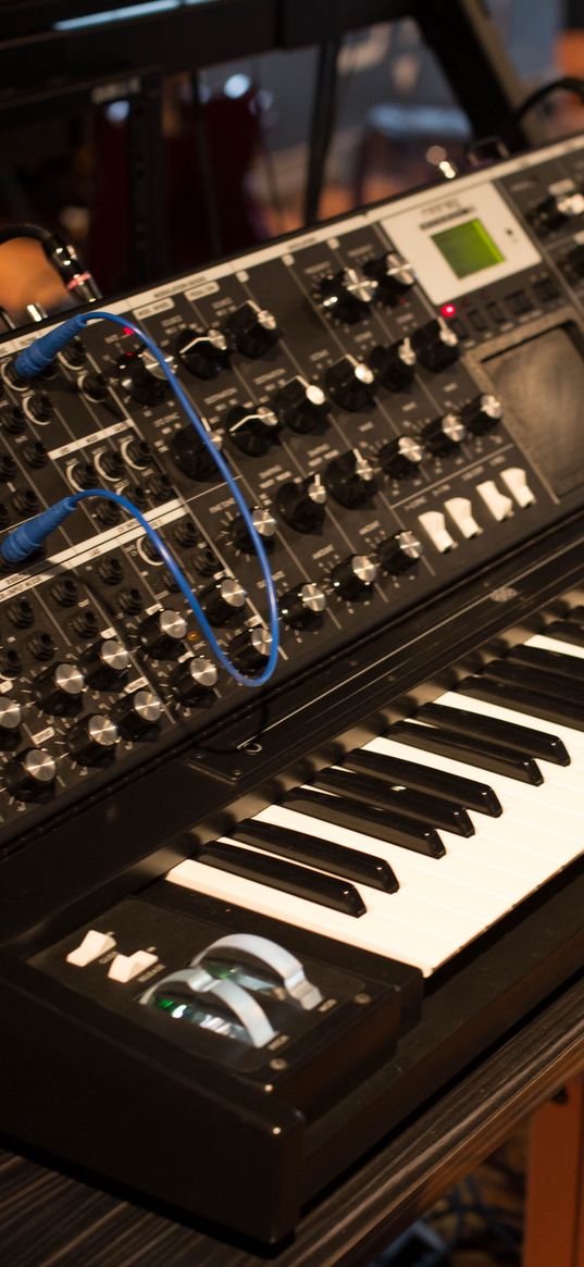 synthesizer, keys, music, dj