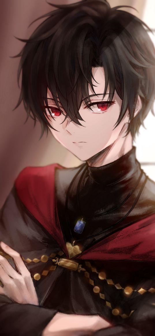 guy, prince, glance, anime, art