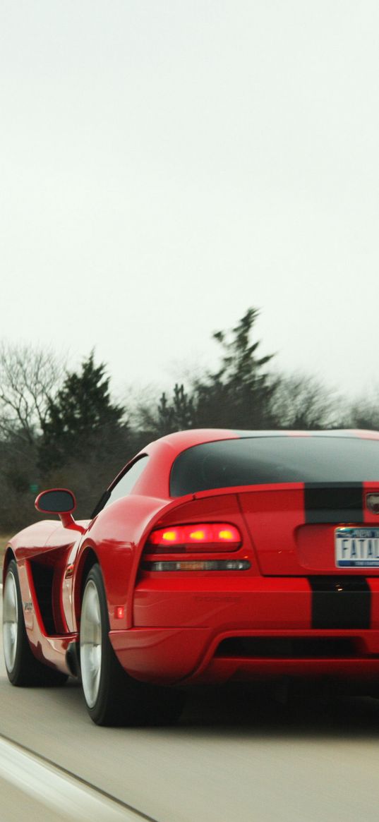 dodge, car, muscle car, red, speed, road