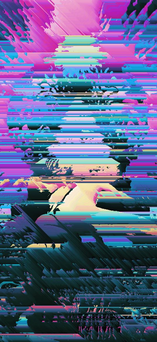 glitch, stripes, noise, colorful, abstraction