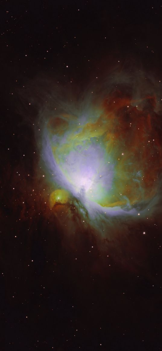 orion nebula, glow, stars, space